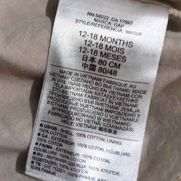 12-18 Months Flannel Baby Gap Red Plaid Shift Dress - Picture 5 of 5